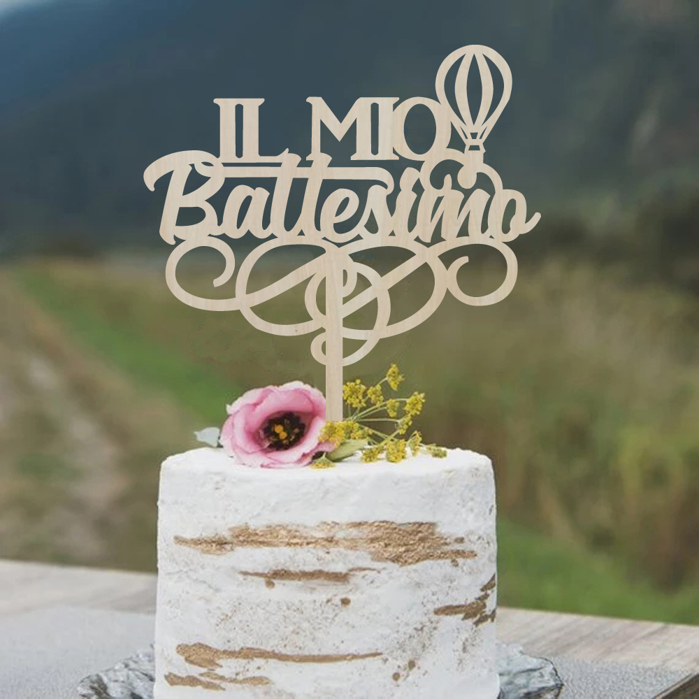 Confetti Balloon Set - Il Mio Battesimo pastel Topper Italia