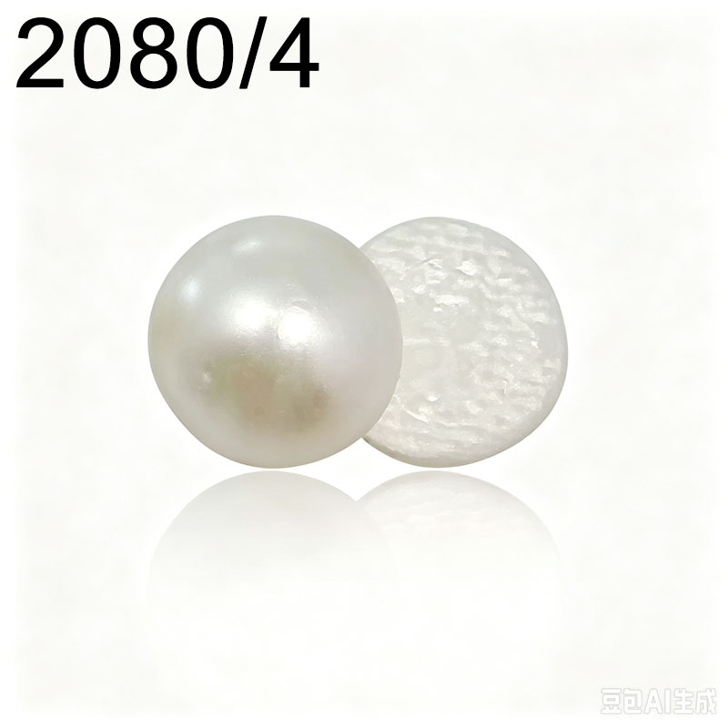 Wedding Vendor - (24 PIEZAS) Perlas de cabujón 2080/4