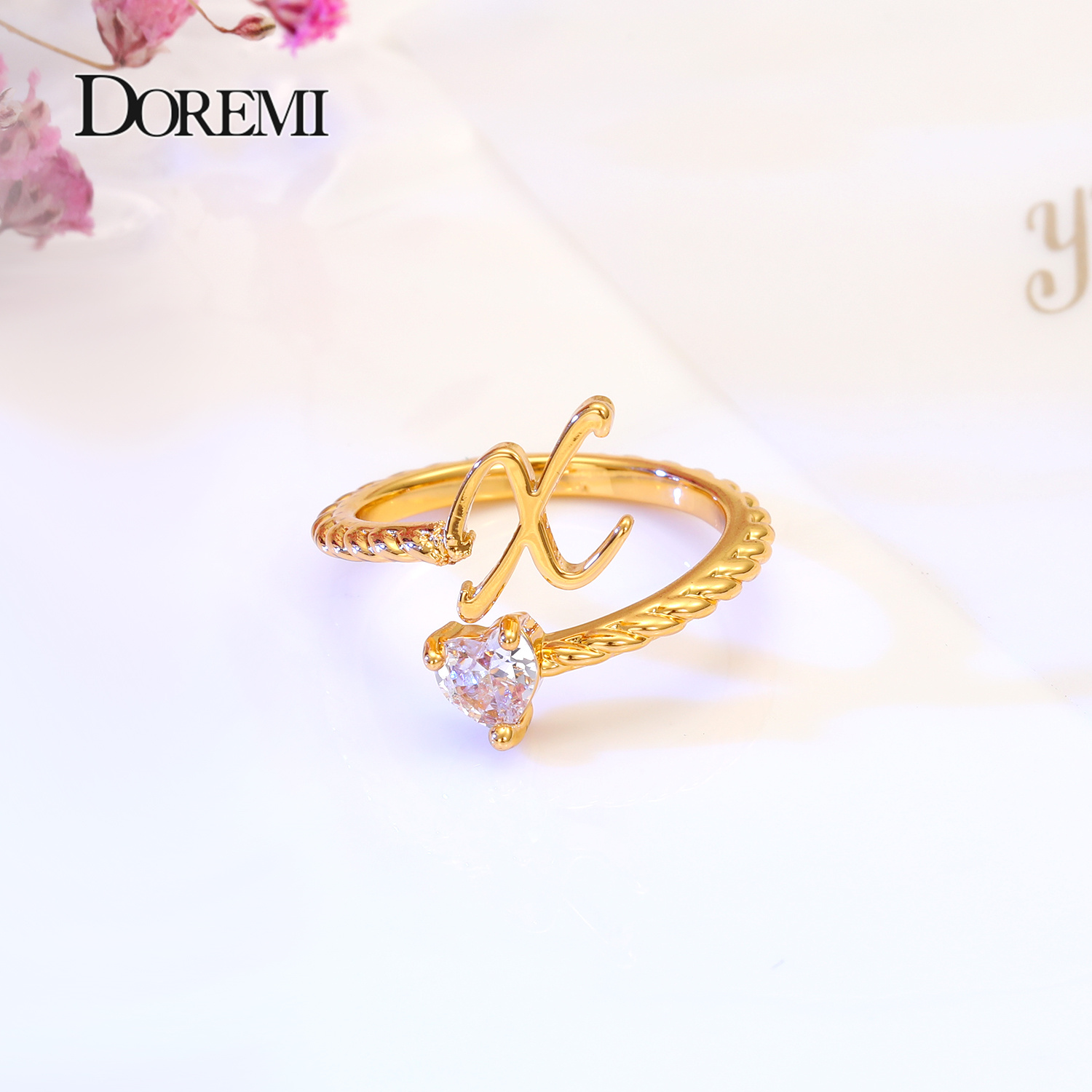 Wedding Z - Anillo ajustable Lateefah, regalo personalizado, anillo