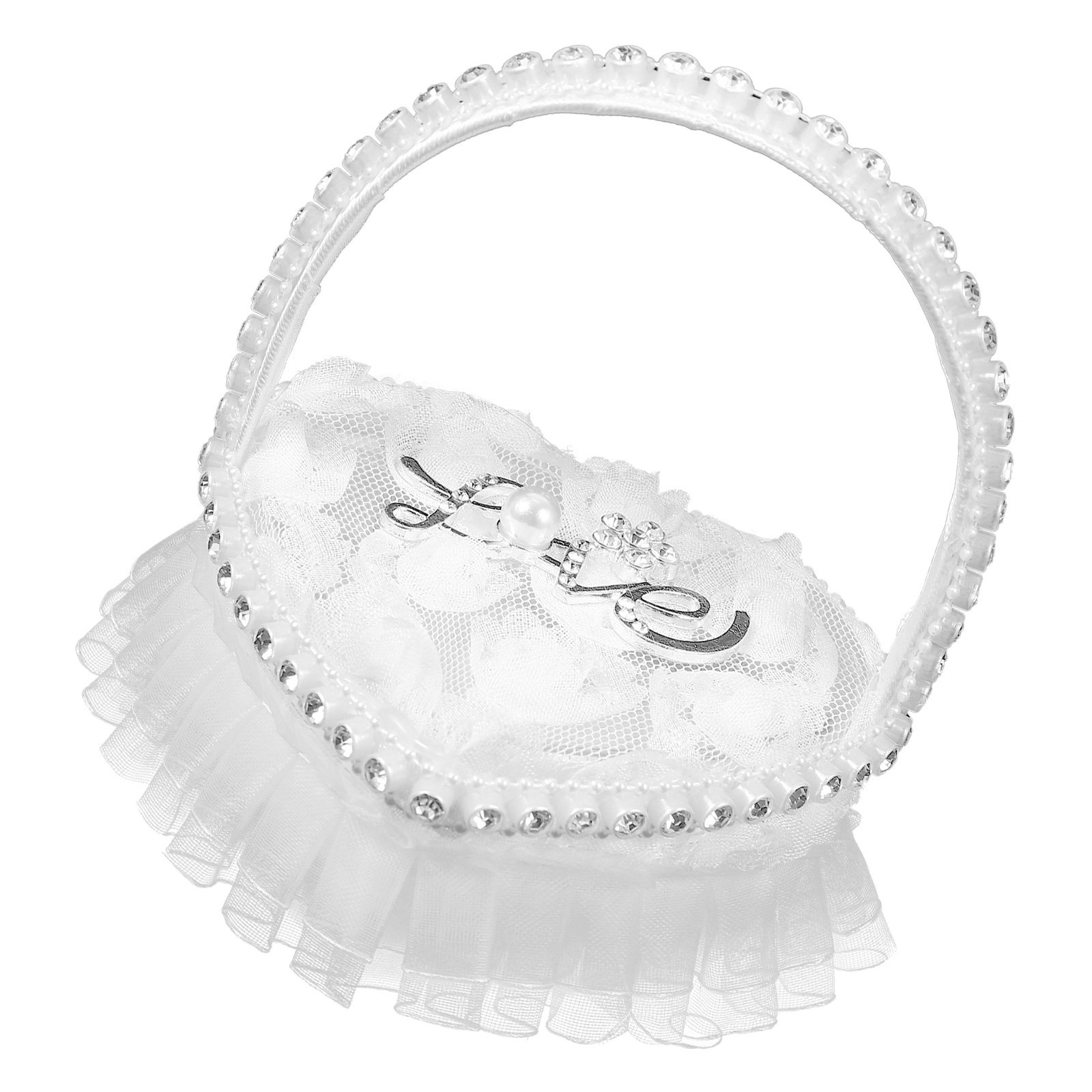 Ring Bearer Pillow - Almohada de encaje para anillos de