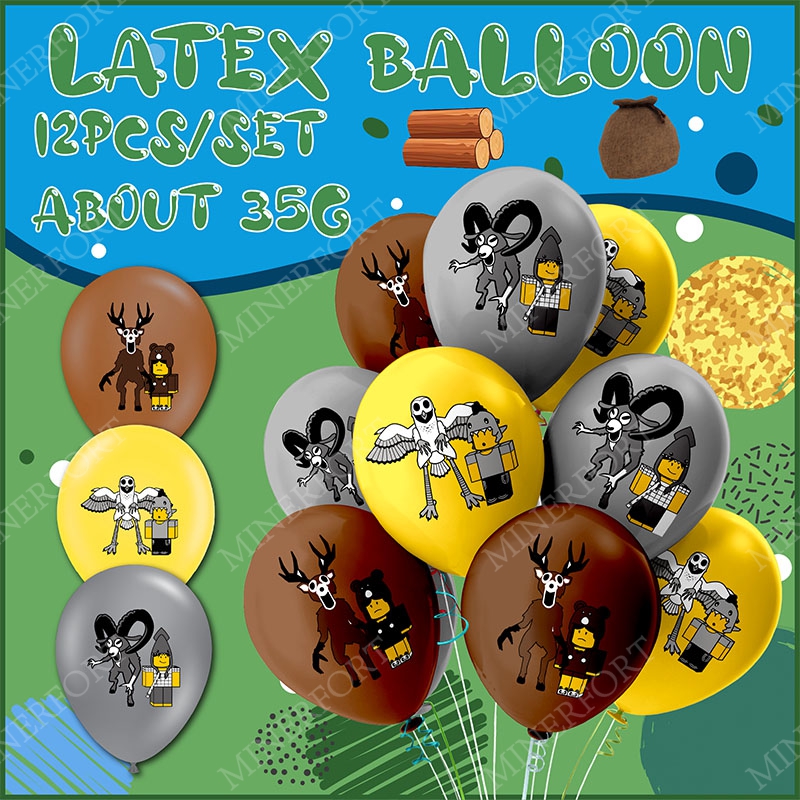 Confetti Balloon Set - Robot 99 Noches en el Bosque,