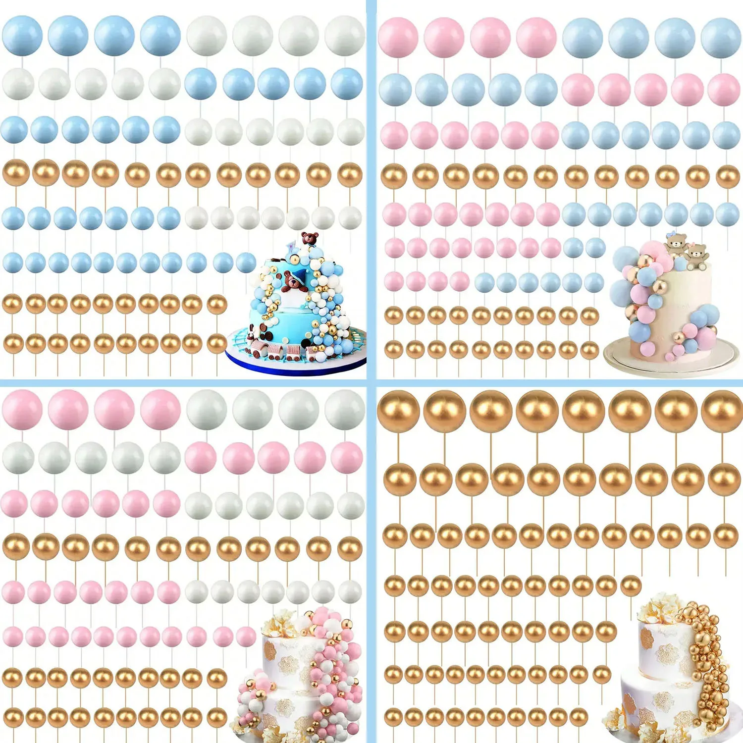 Confetti Balloon Set - 68 Uds. De bolas decorativas para