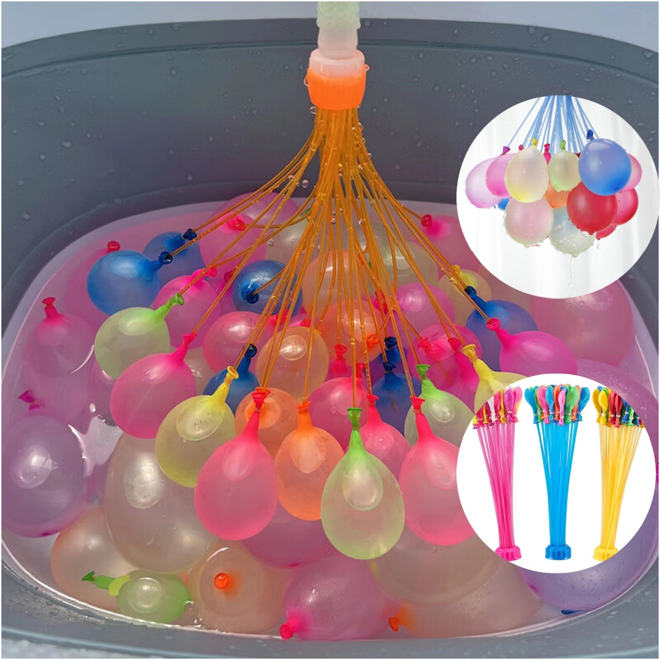 Confetti Balloon Set - Globos de Agua de Relleno Rápido,