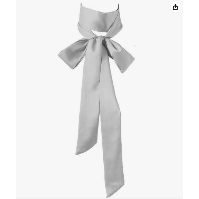 Bridal Sash Ribbon - Cinturón largo y delgado de satén