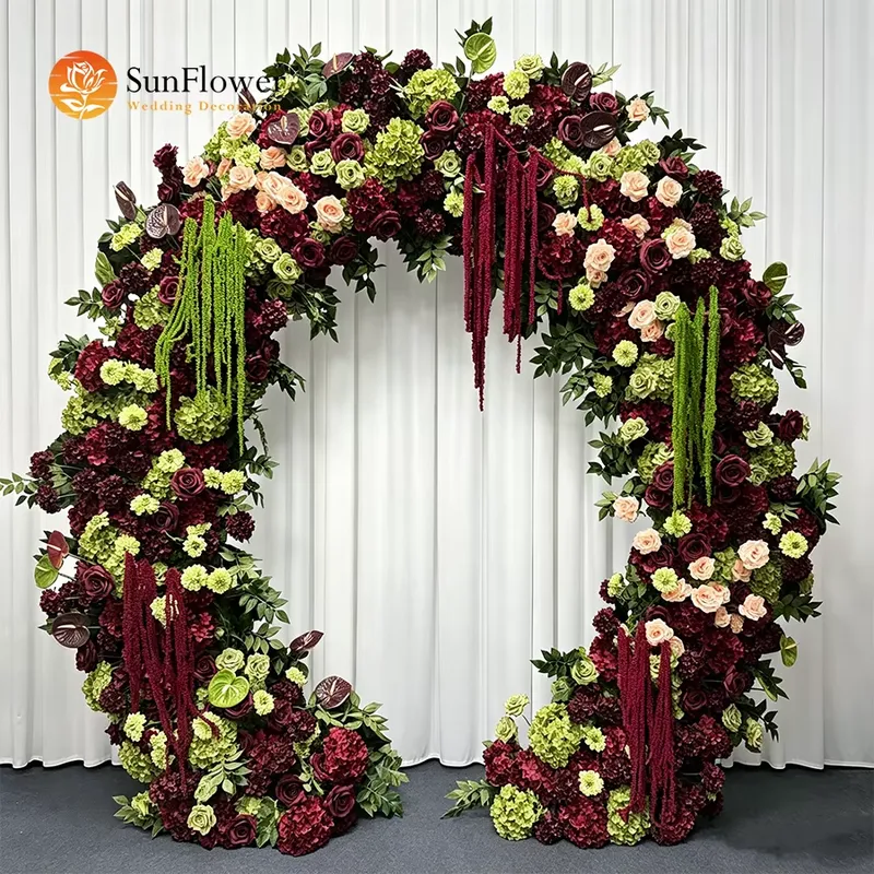 Arco de flores con borlas colg - Wedding Arch Flower reseña y precio