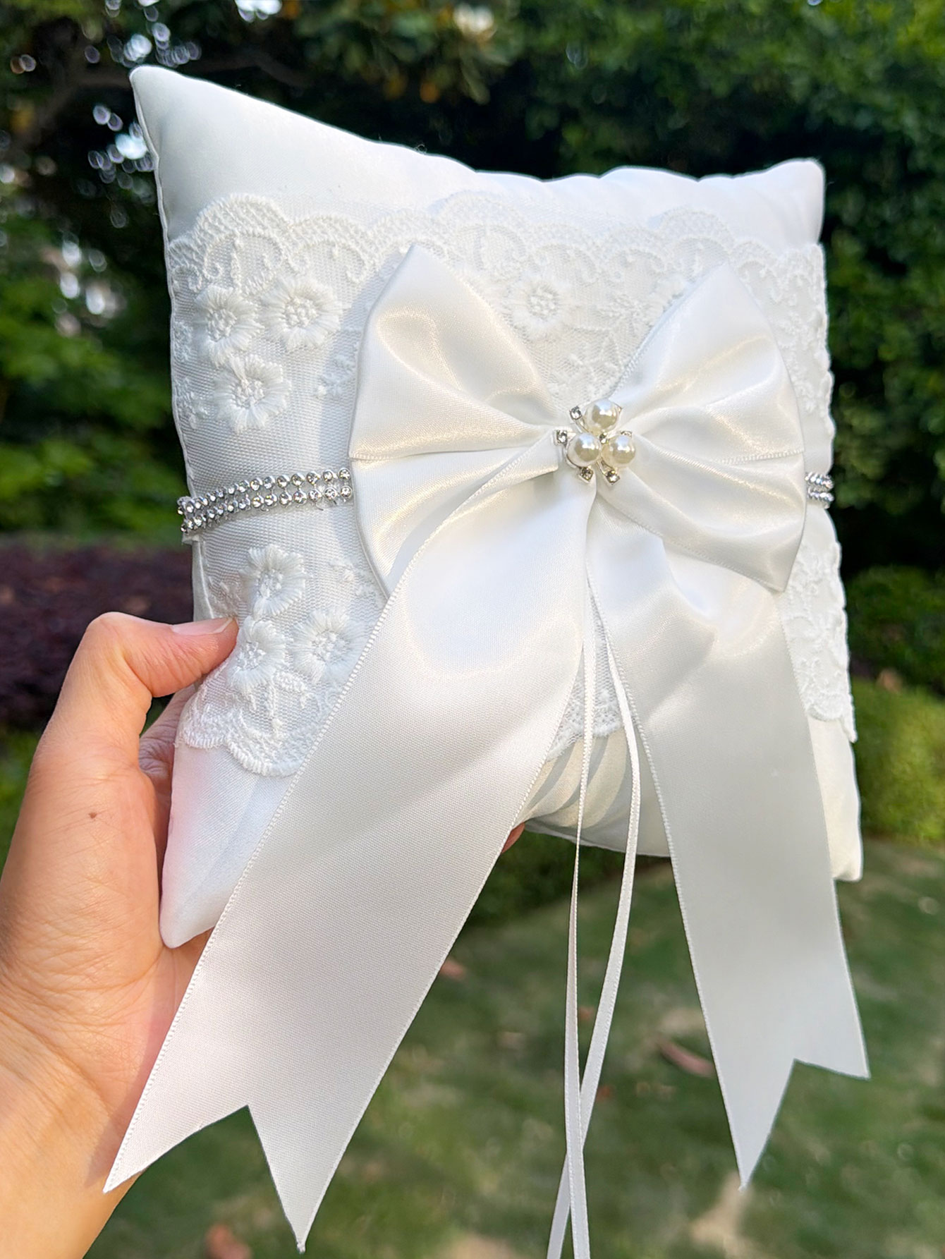 Almohada para Anillos de Boda  - Ring Bearer Pillow reseña y precio