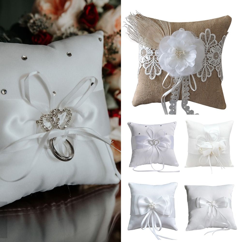 Almohada para Anillos de 15*15 - Ring Bearer Pillow reseña y precio