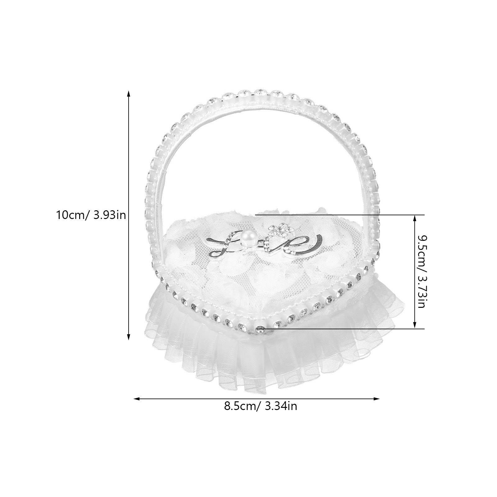 Almohada de encaje para anillo - Ring Bearer Pillow reseña y precio