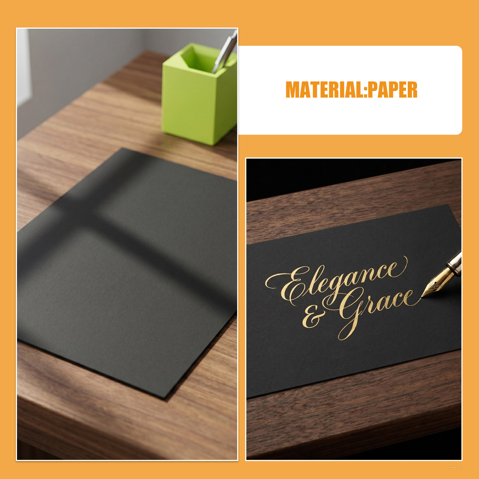 60 Hojas de Cartulina Negra Gr - Papercraft Supply Invitation reseña y precio