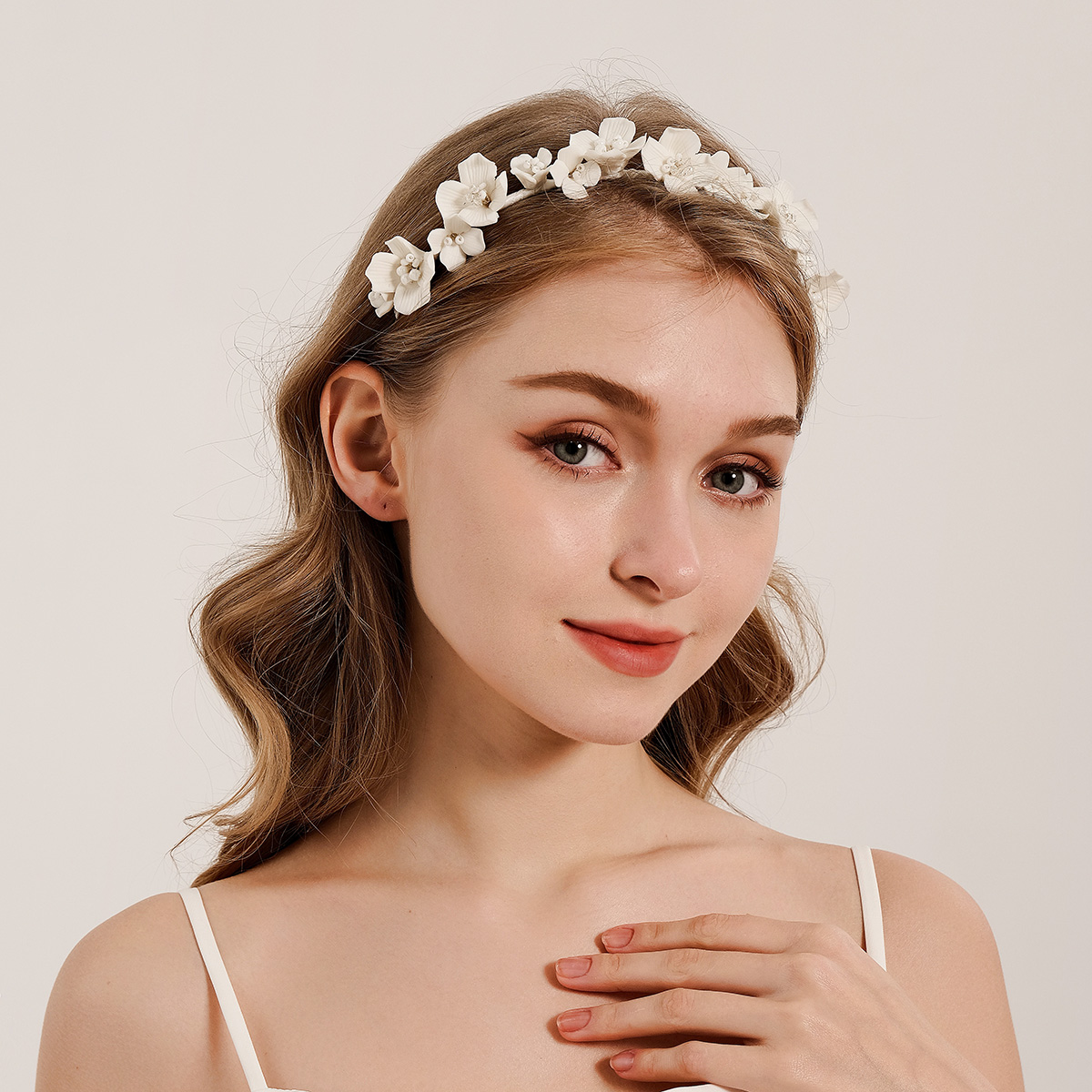 Efily novia flor blanca aro de - Wedding Arch Flower reseña y precio