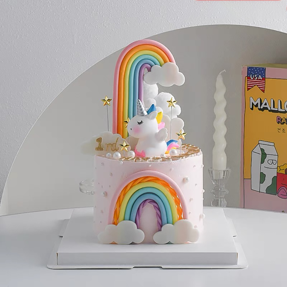 Adorno de Pastel Colorido con  - Wedding Day Supply Kit reseña y precio