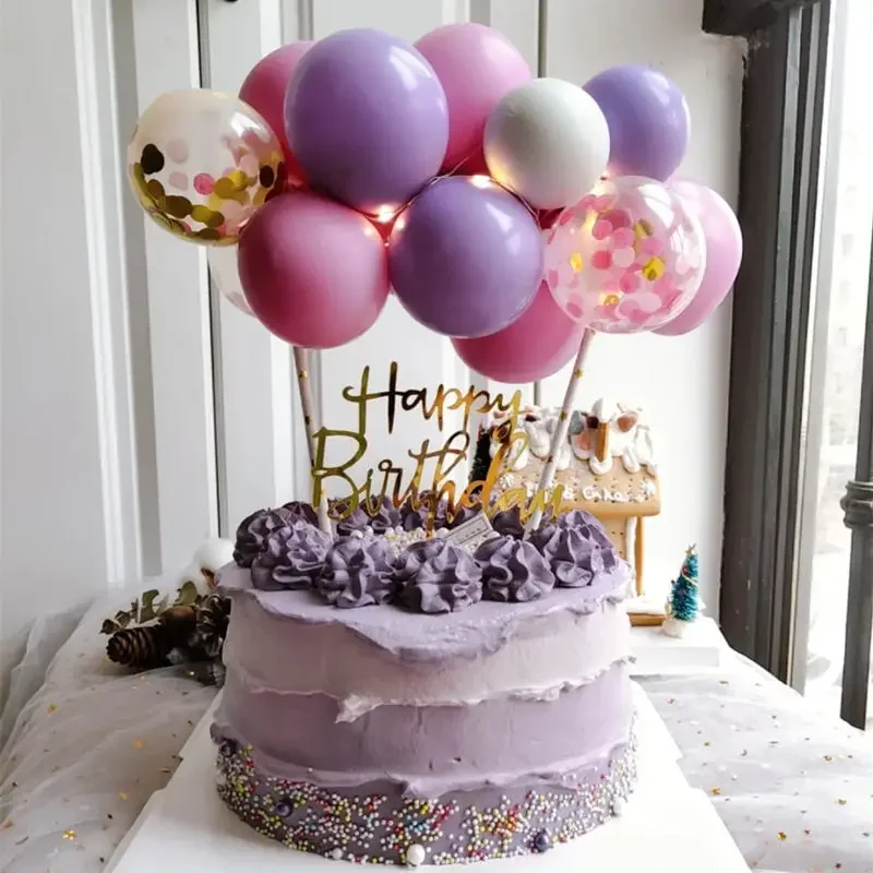 10 Uds. De globos de 5 pulgada - Confetti Balloon Set reseña y precio