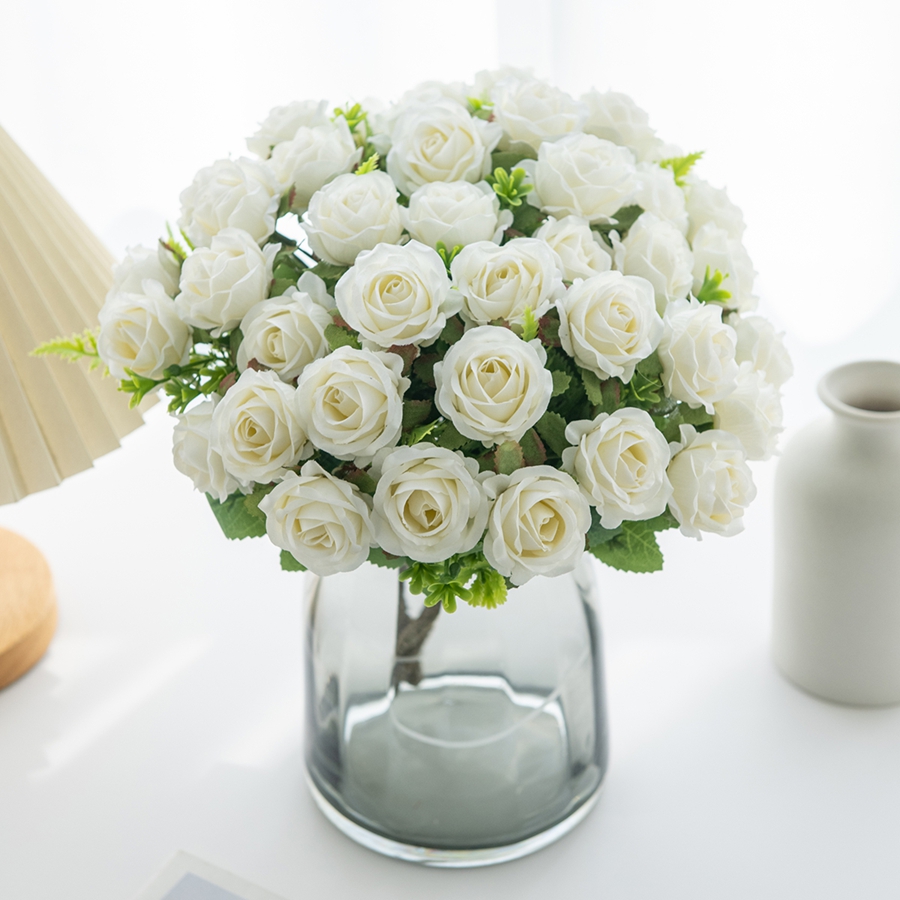 Flores artificiales de seda Ro - Wedding Arch Flower reseña y precio