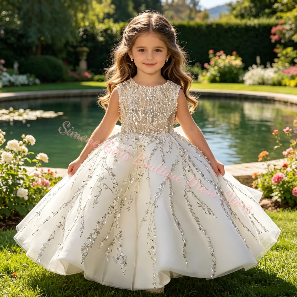 Vestido de niña de las flores  - Bridal Sash Ribbon reseña y precio
