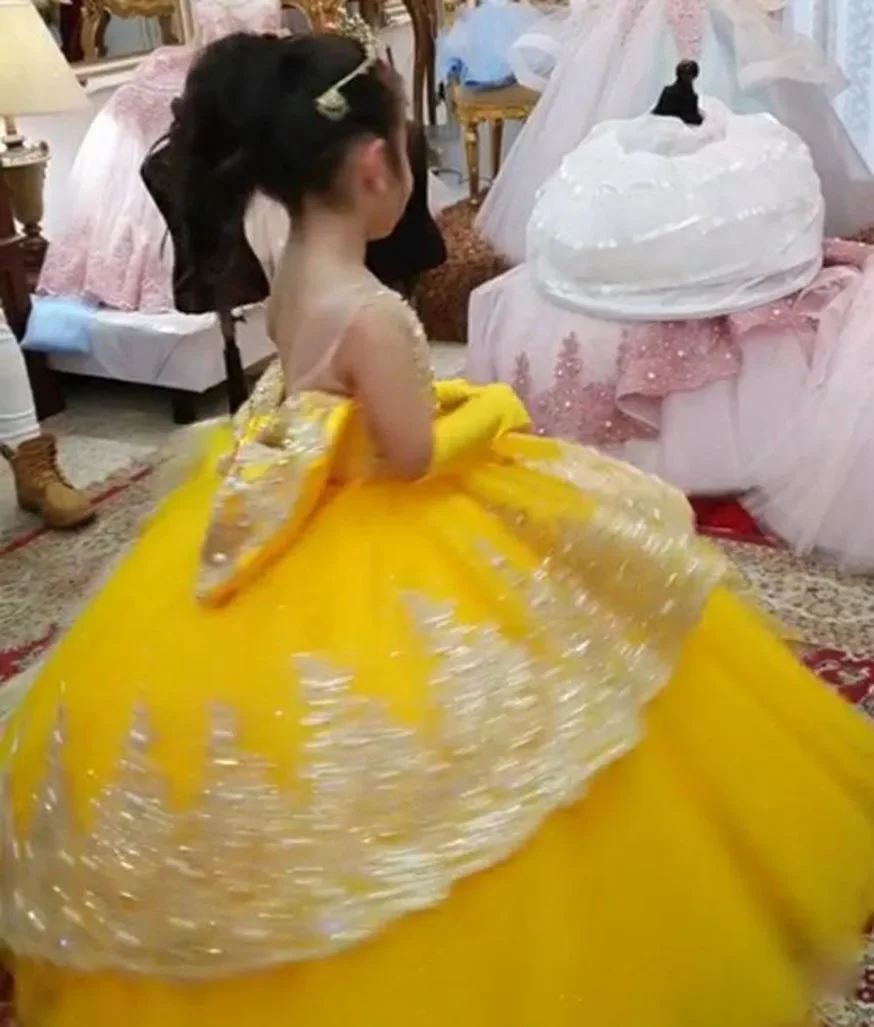 Precioso vestido de niña de fl - Bridal Sash Ribbon reseña y precio