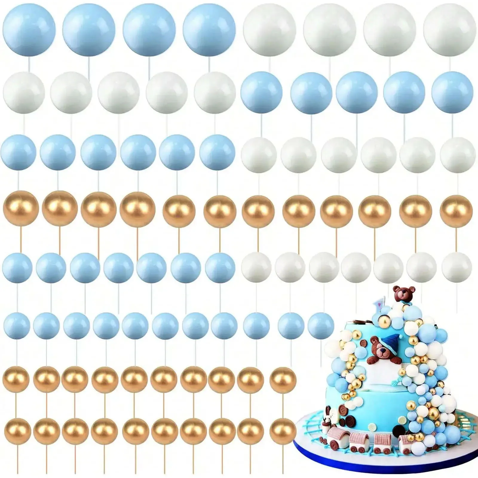 68 Uds. De bolas decorativas p - Confetti Balloon Set reseña y precio