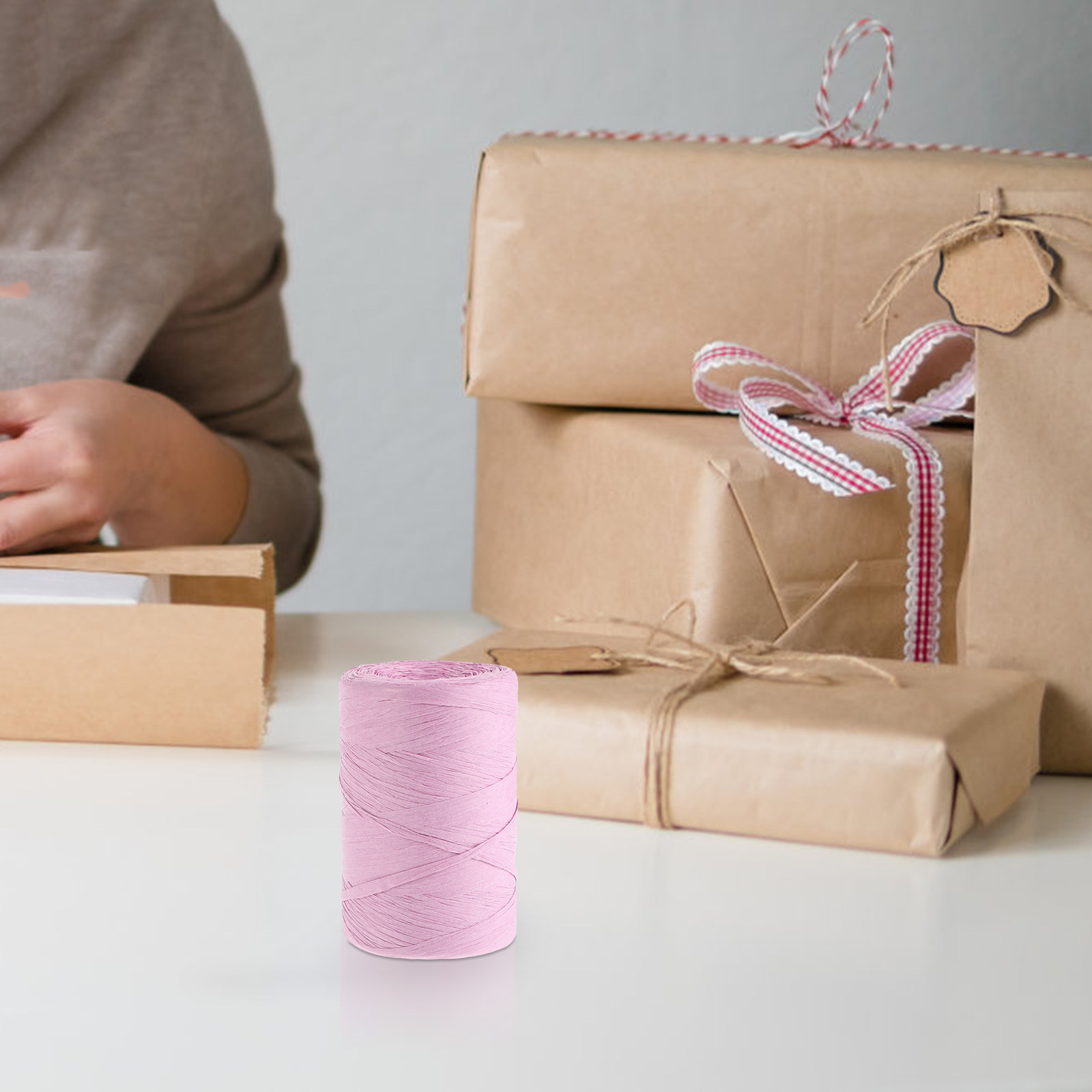 Cinta de Rafia Plana de Papel  - Papercraft Supply Ribbon reseña y precio