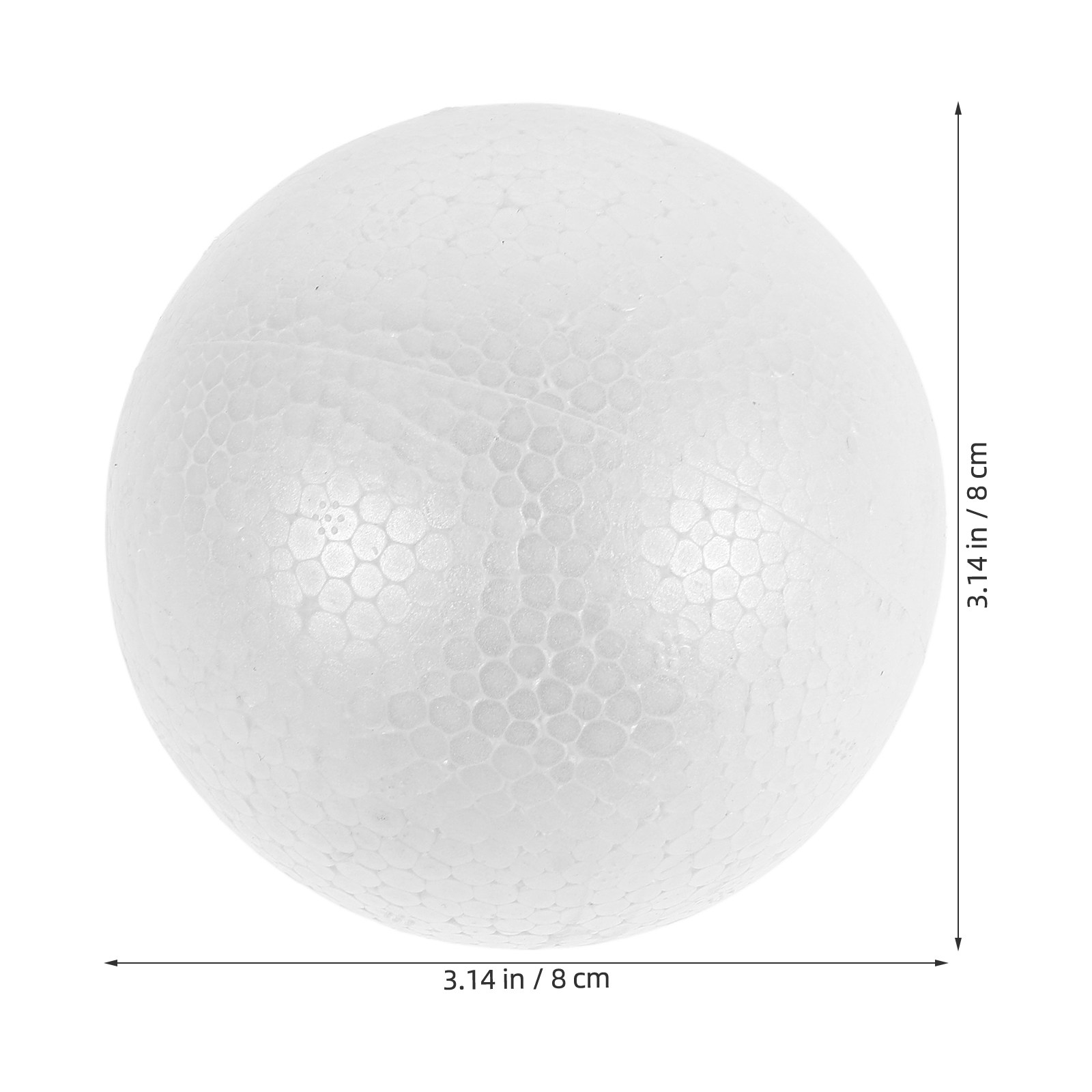 12 bolas de espuma blanca de p - Wedding Decoration Supply reseña y precio