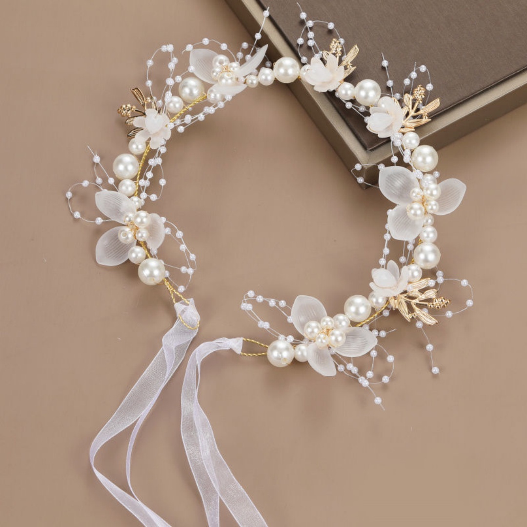 Diadema con corona de flores d - Wedding Arch Flower reseña y precio