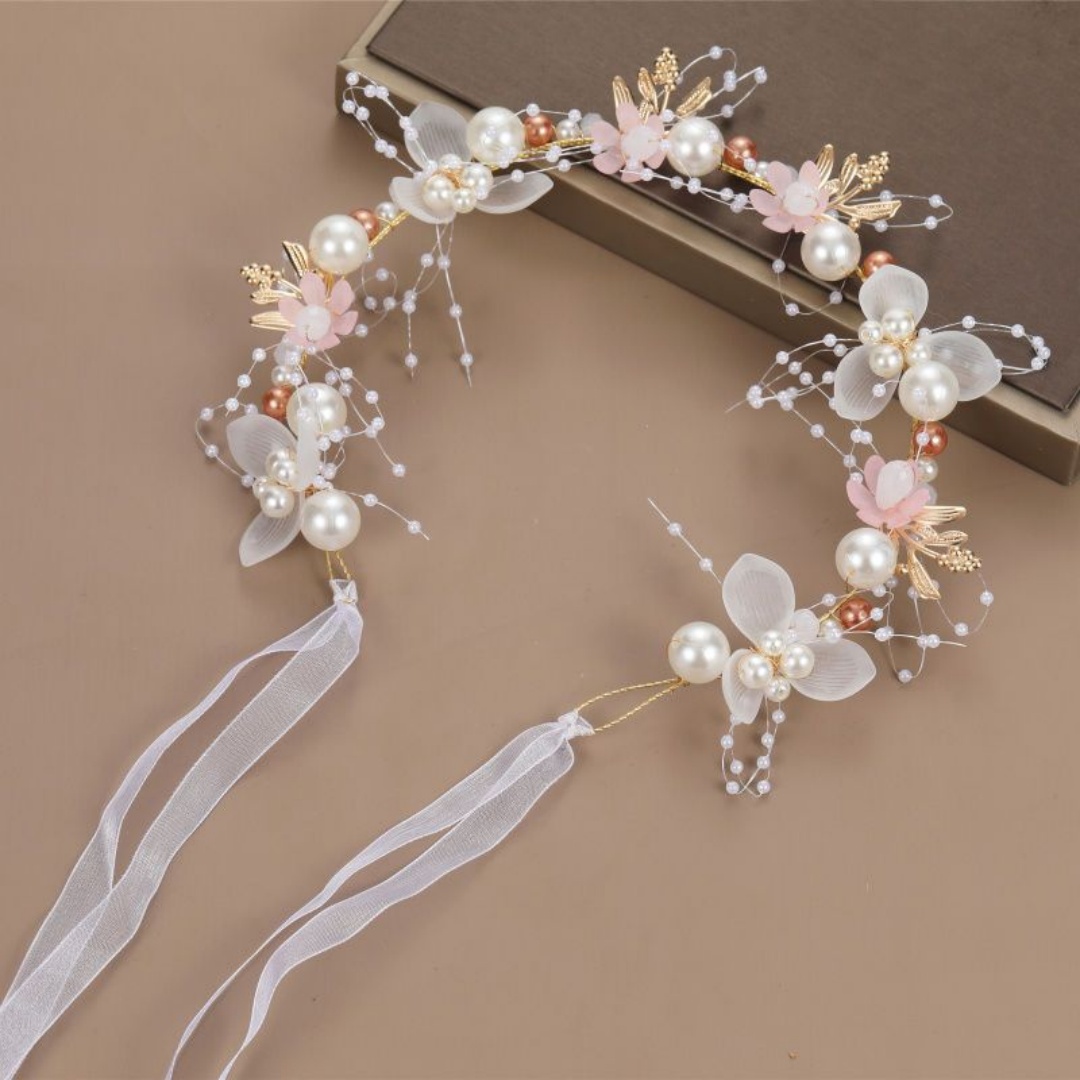 Diadema con corona de flores d - Wedding Arch Flower reseña y precio