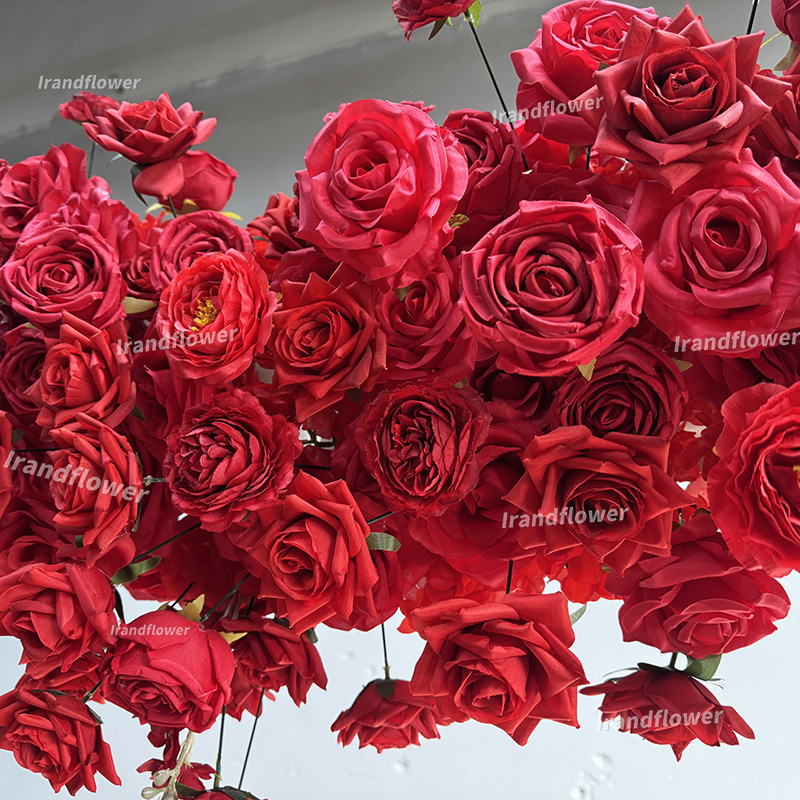 Arco de Corazón Rojo con Flore - Wedding Arch Flower reseña y precio