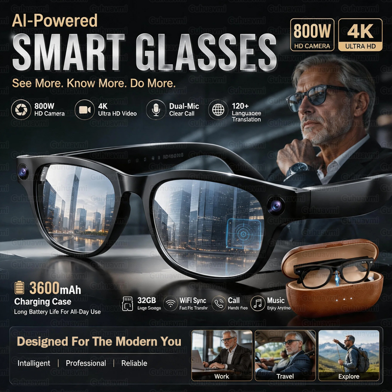 Gafas Inteligentes con Banco d - Wedding Power Supply reseña y precio