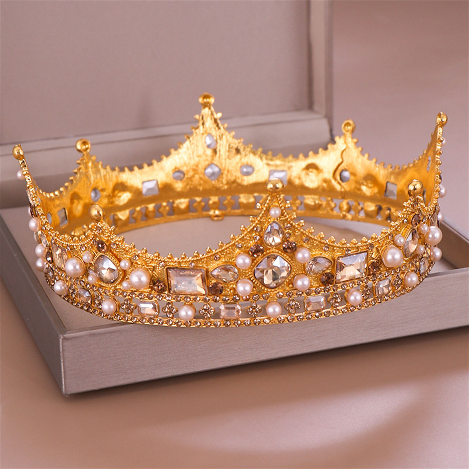 Corona nupcial de diamantes de - Wedding Decoration Supply reseña y precio