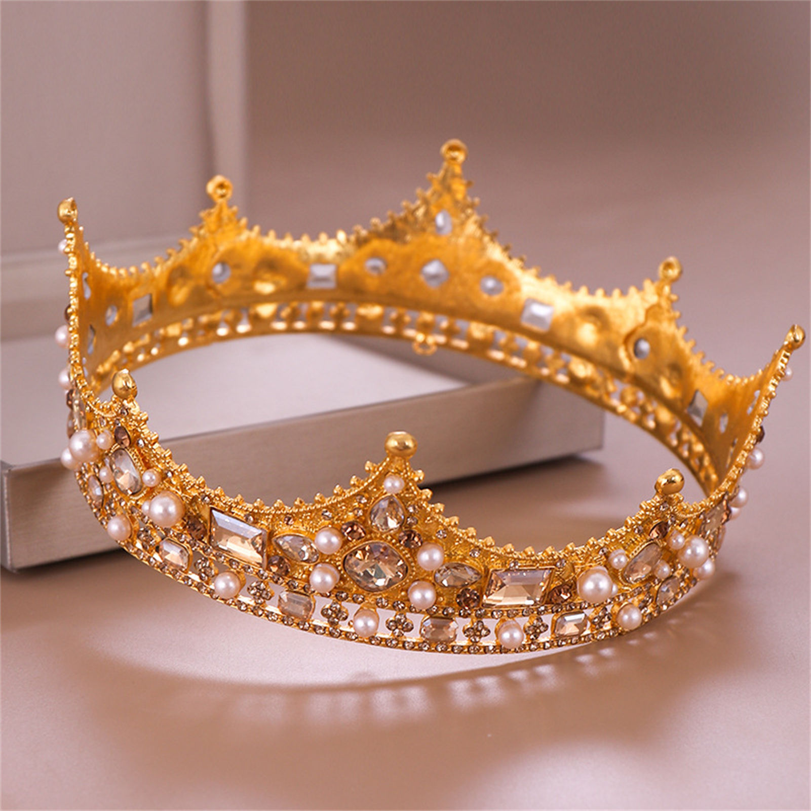 Corona nupcial de diamantes de - Wedding Decoration Supply reseña y precio