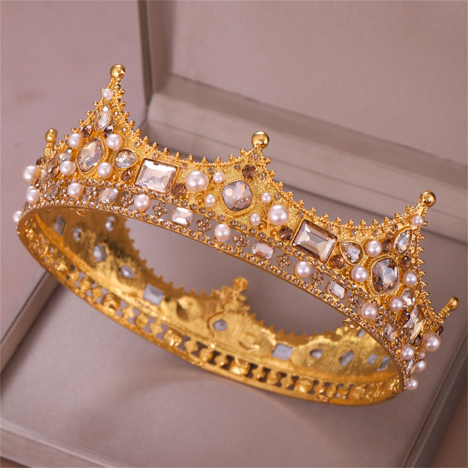 Corona nupcial de diamantes de - Wedding Decoration Supply reseña y precio