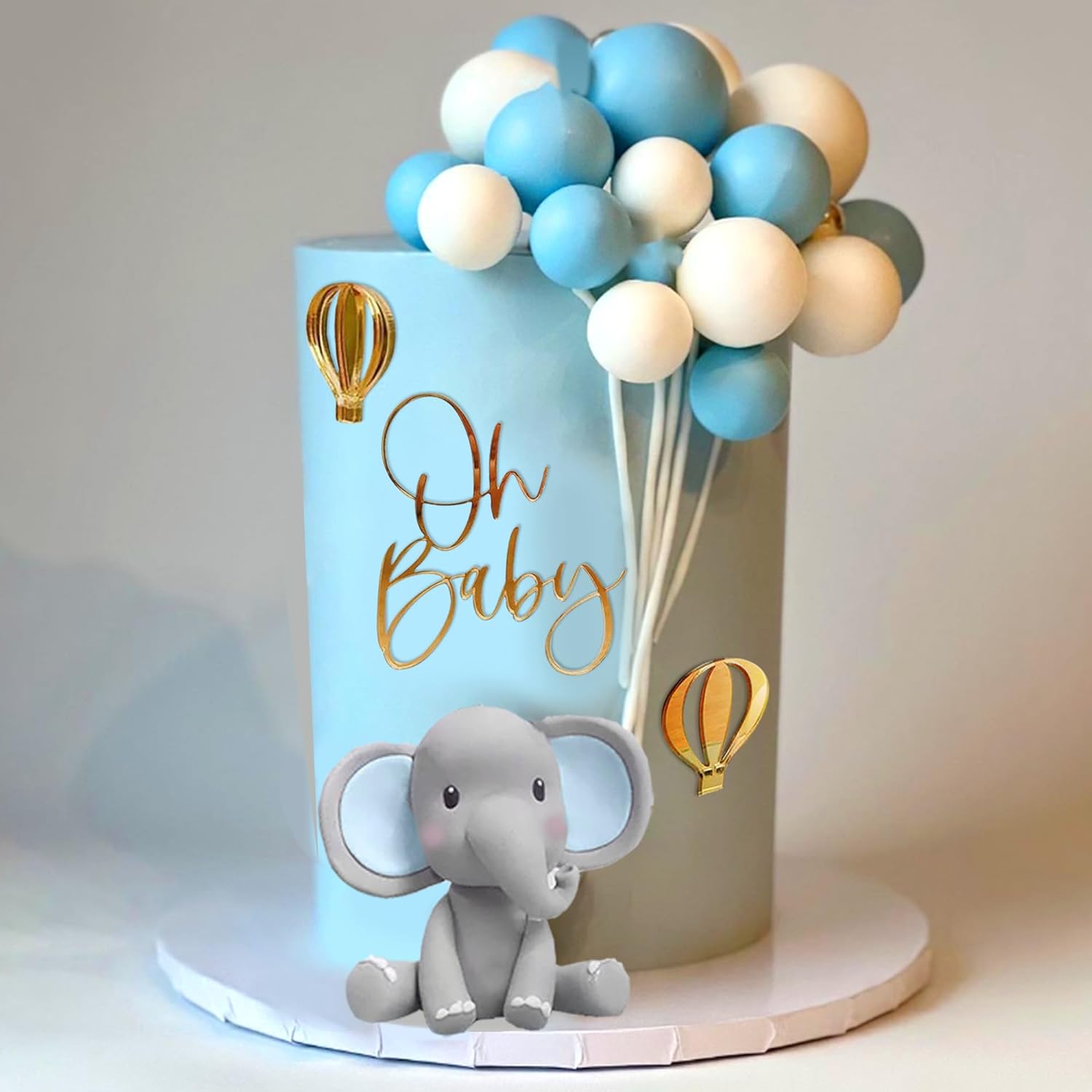 Decoración de pastel de elefan - Confetti Balloon Set reseña y precio